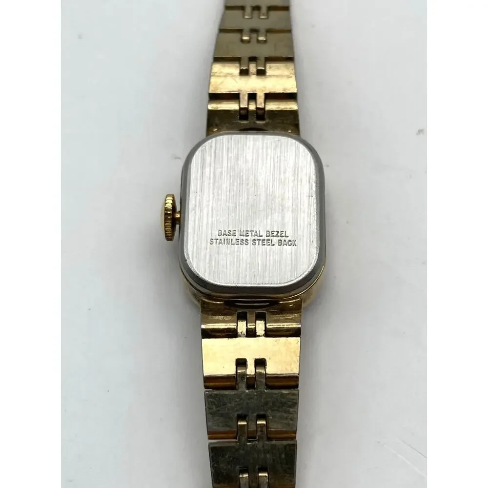 VTG 70'S Timex 17j Mechanical Wind Up Women's Petite Dress Watch 15mm Wist 6.25